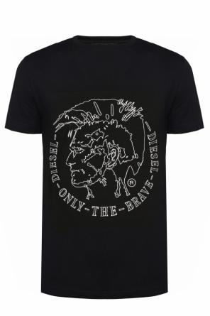 Logo-embroidered t-shirt, zdjęcie 1 Logo-embroidered t-shirt od Diesel